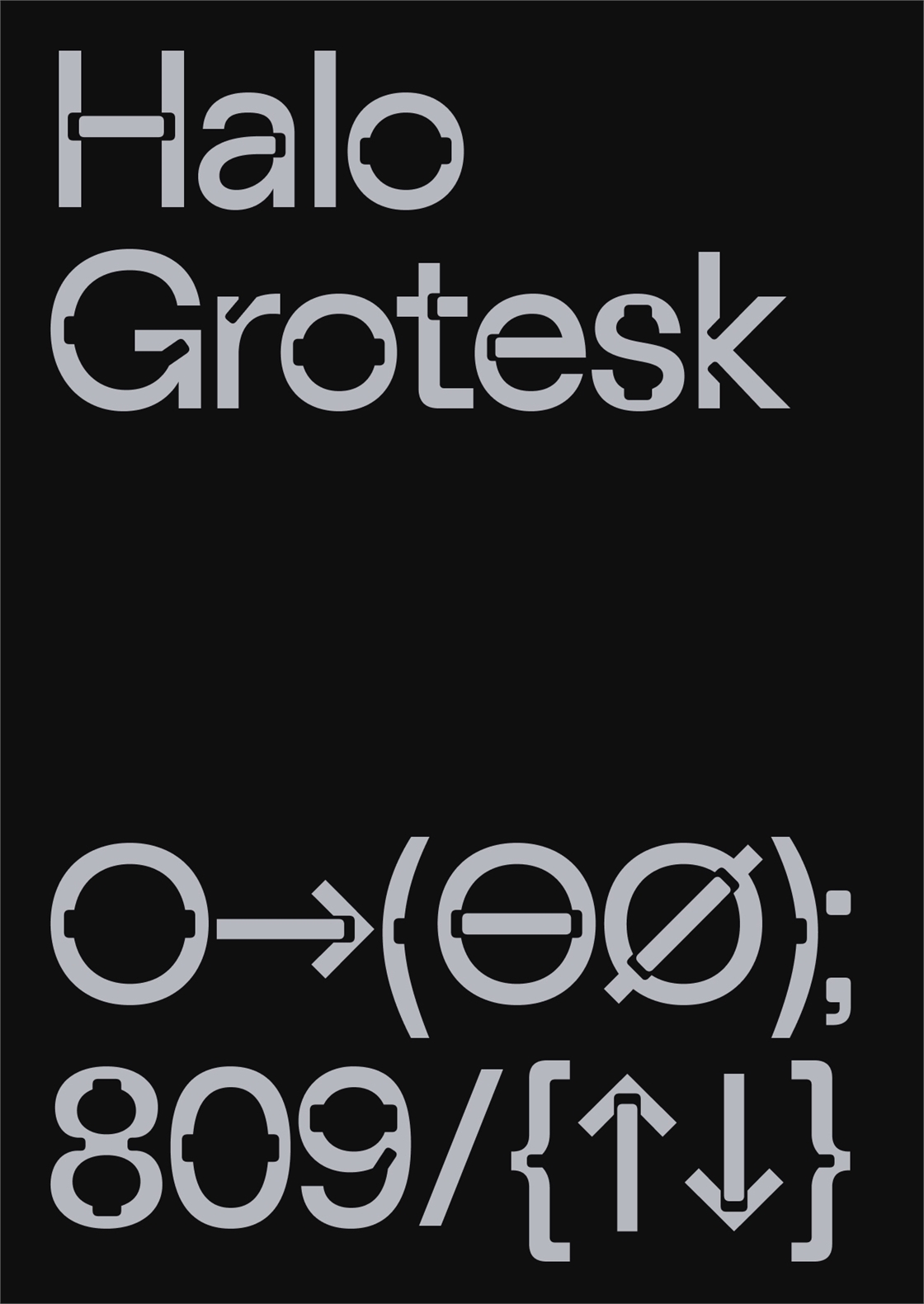 Направление «Арт-<b>дирекшн</b>», проект «Halo Grotesk» .