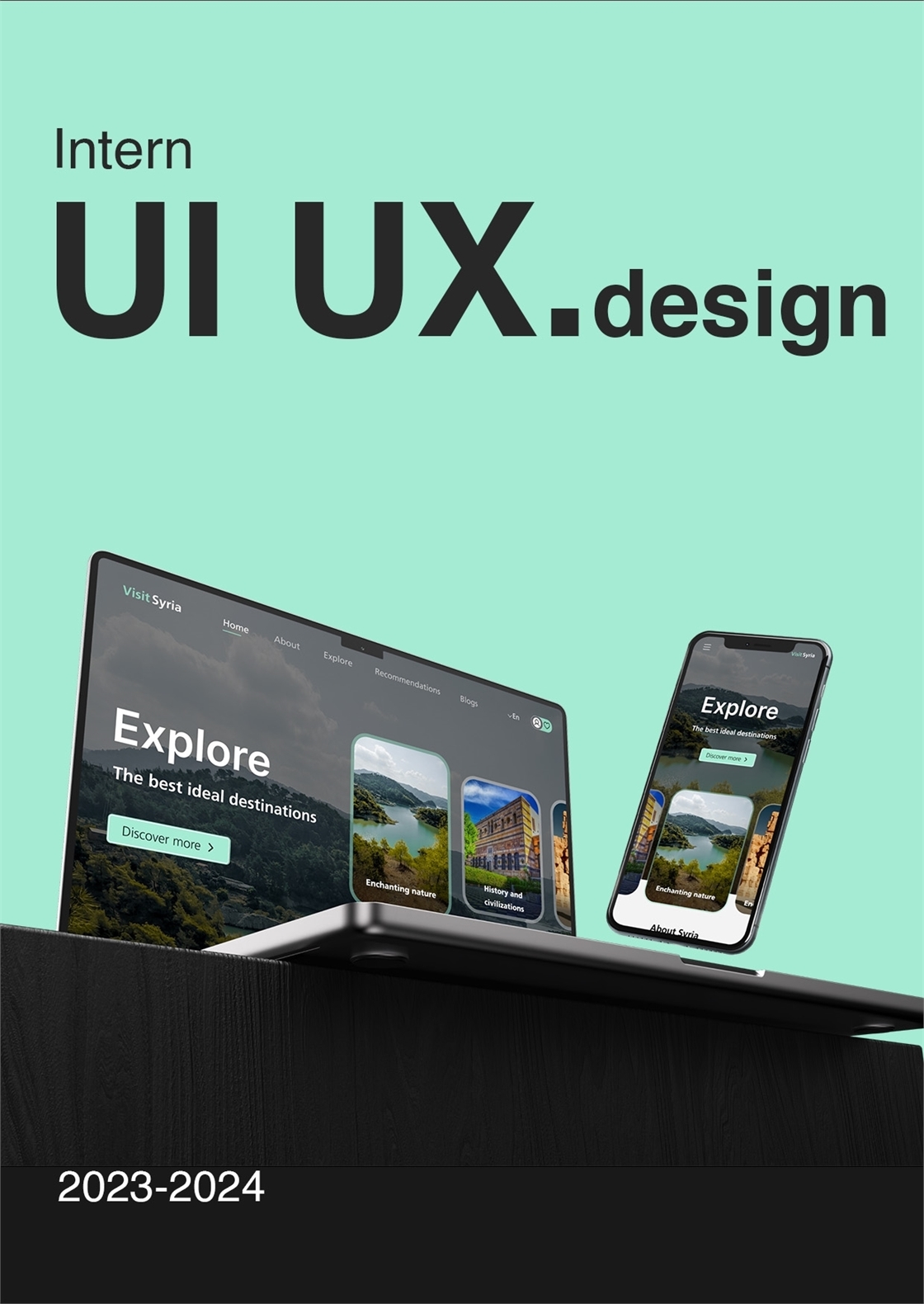 Студенческое портфолио / UI UX internship